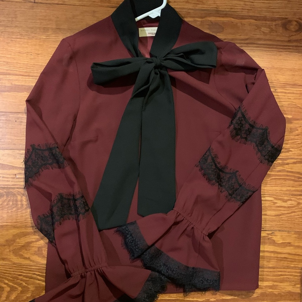 Burgundy Rachel Parcell Blouse